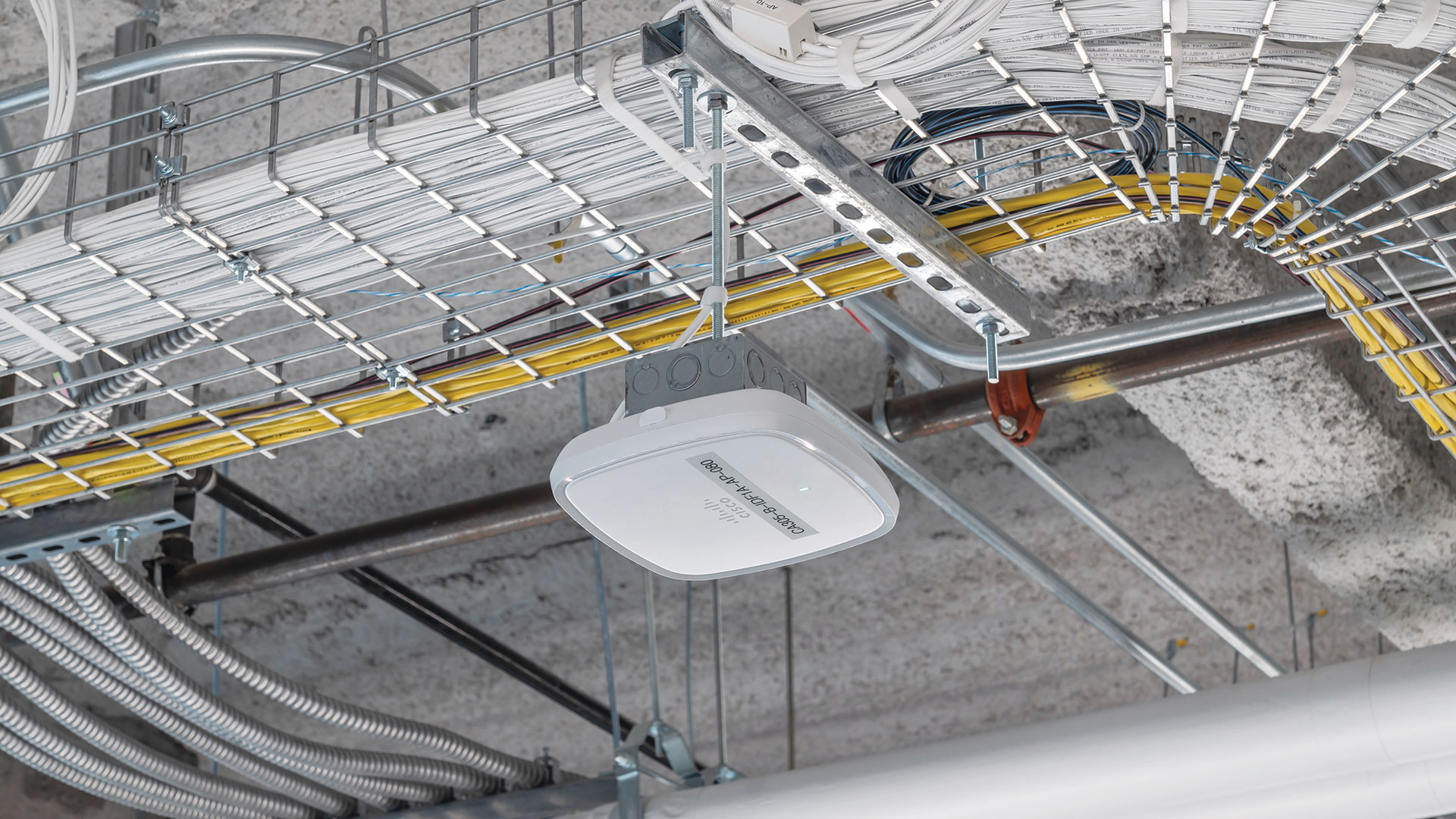 Wireless access point allows wireless devices to connect to the network at BD Biosciences.